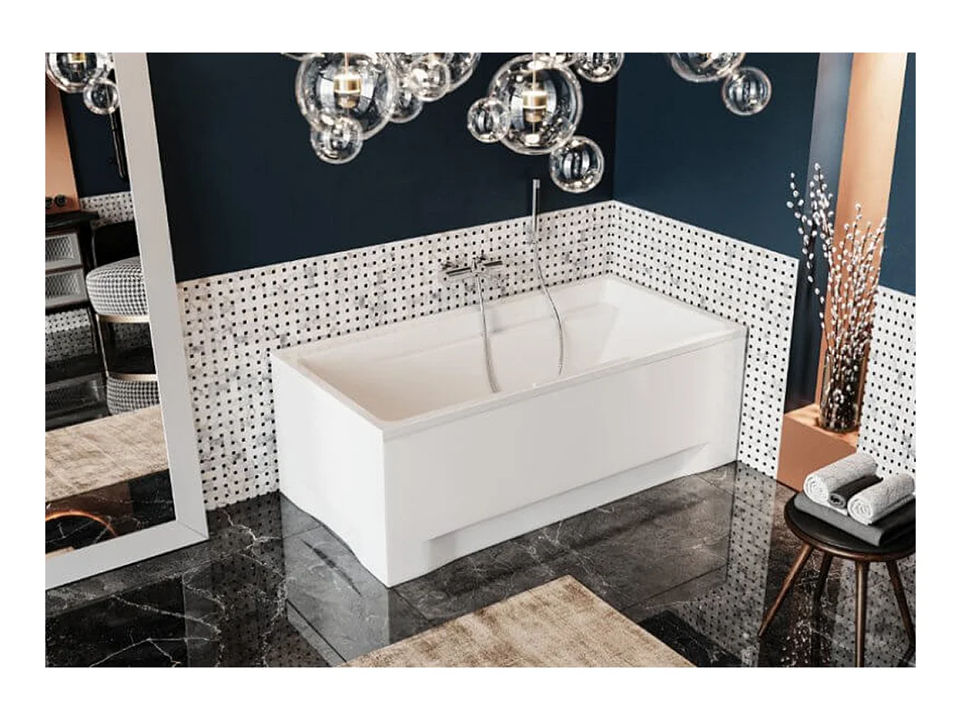 Badewanne Rechteck ELZA 170x75 | Ablauf & Füße GRATIS !