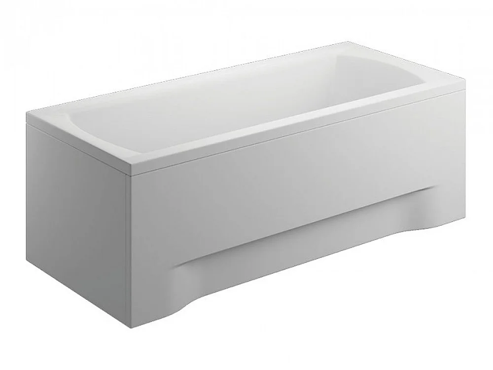Badewanne Rechteck INES 180x80 mit AcrylSchürze | Ablauf & Füße GRATIS !