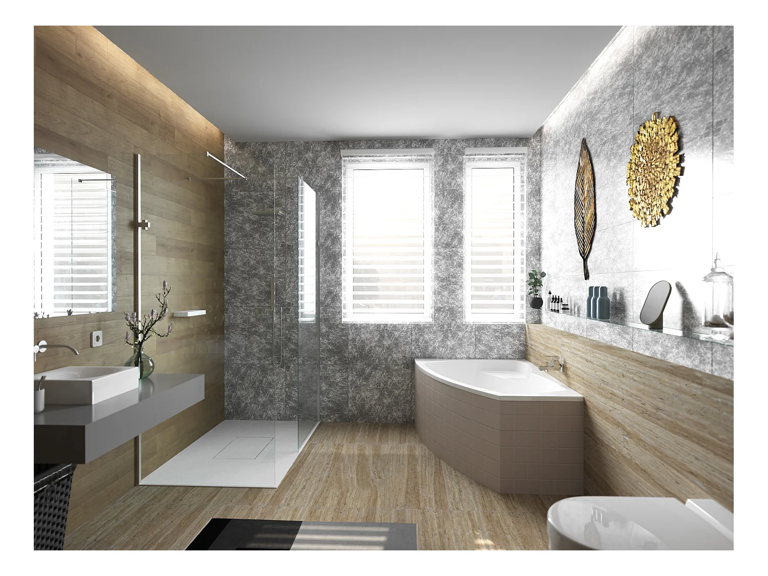 Badewanne Eckwanne FRIDA 140x90 Links mit Styroporverkleidung | Ablauf & Füße GRATIS !