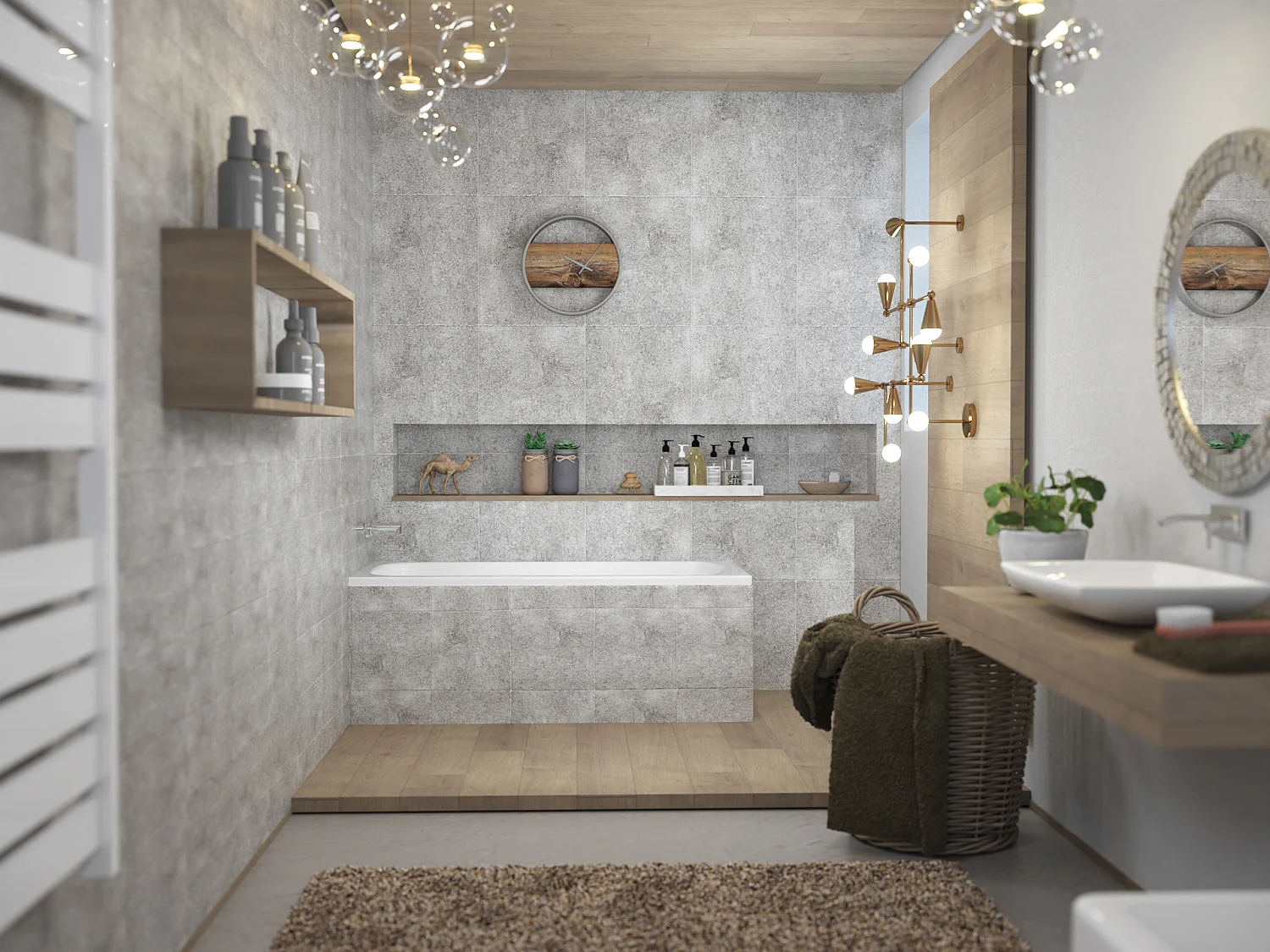 Baignoire rectangulaire 140x70 CLASSIC acrylique blanc + Support stabilisateur en polystyrène + Pieds + Vidage à chromé