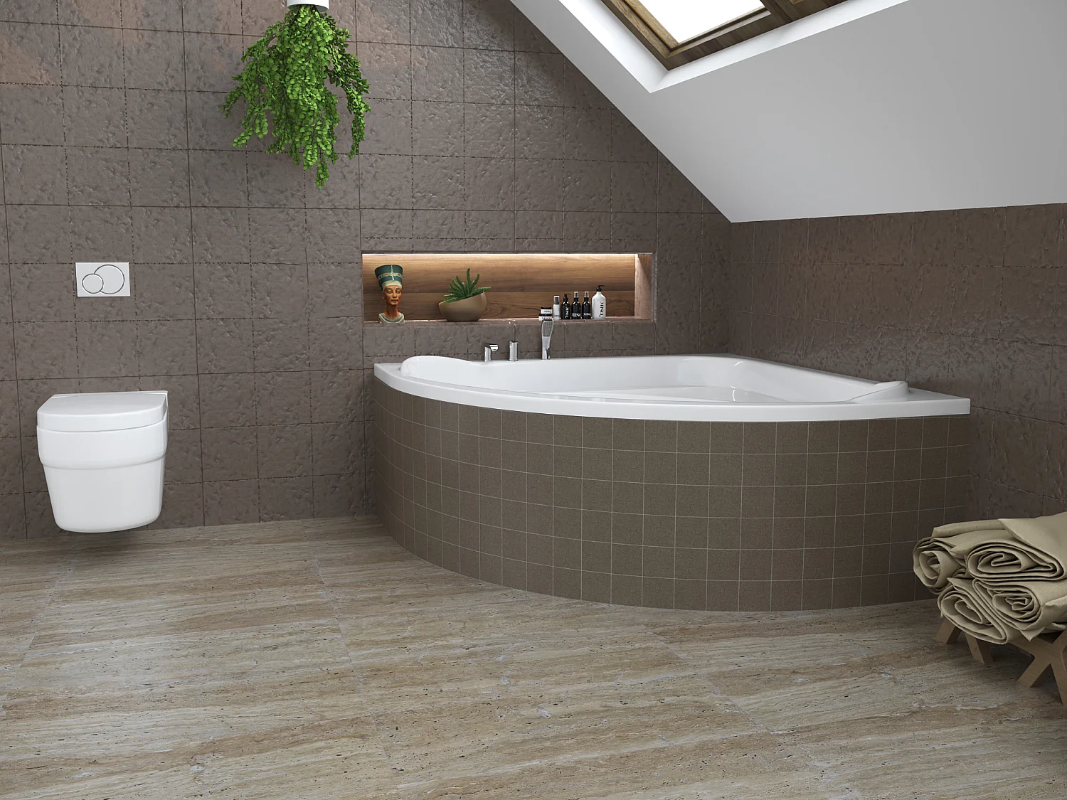 Hoekbad STANDARD 150x150 | Afvoer &amp; poten GRATIS!