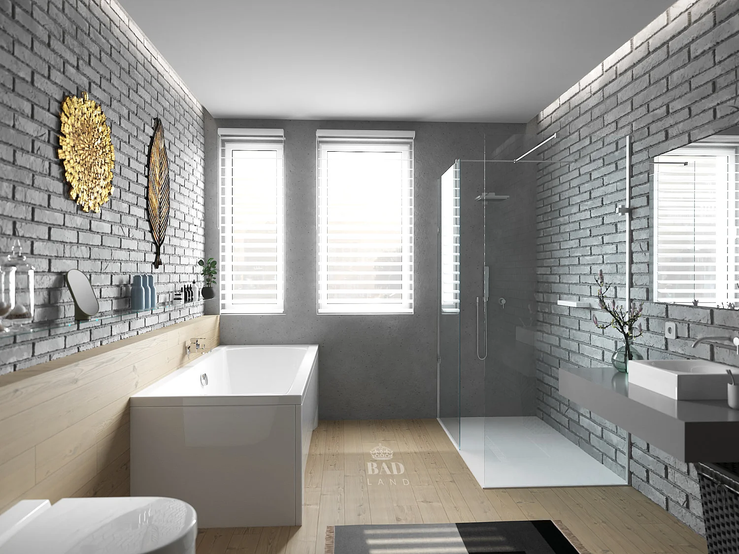 Badewanne Rechteck INES 160x75 mit AcrylSchürze | Ablauf & Füße GRATIS !