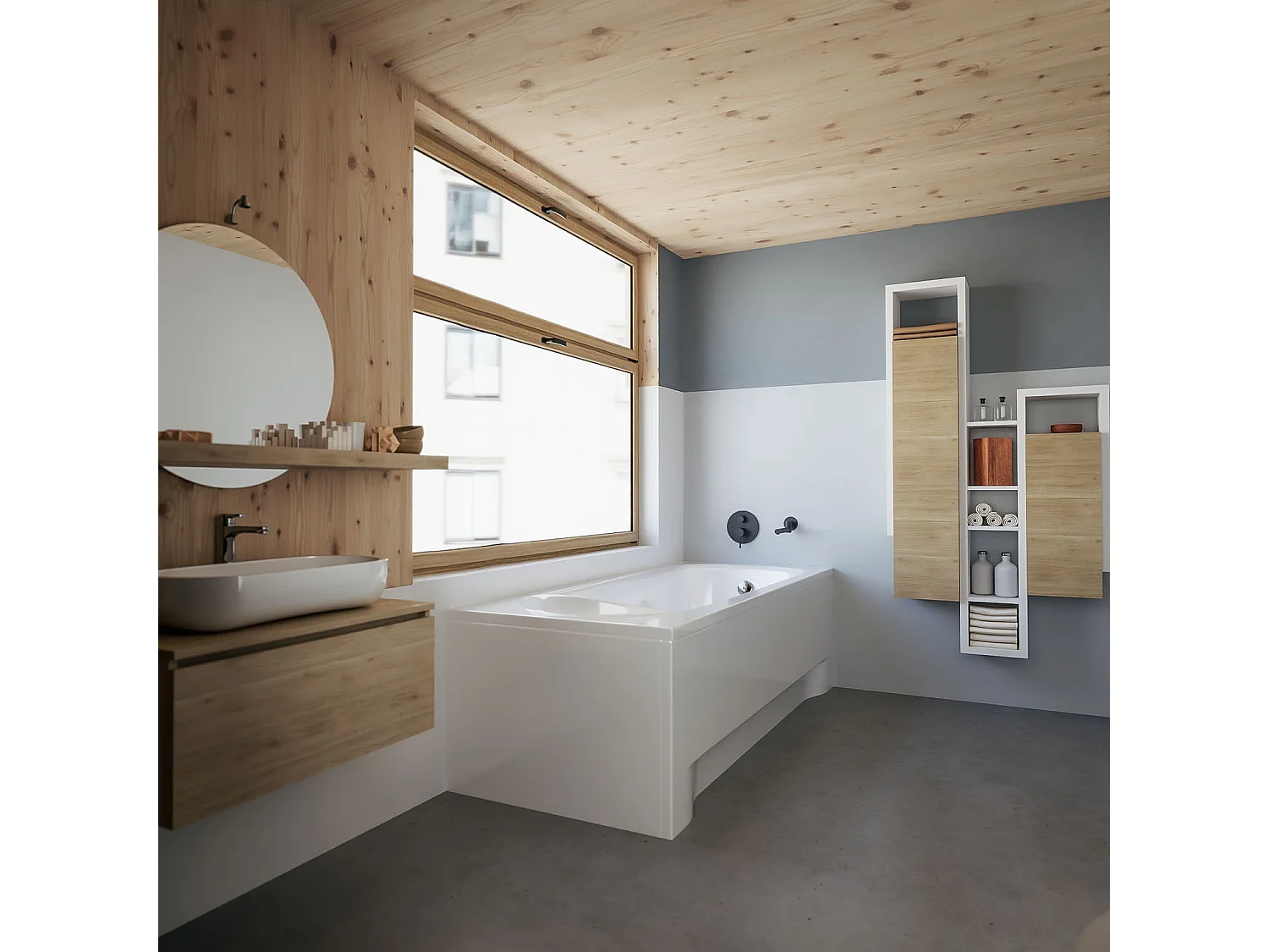 Badewanne Rechteck MEDIUM 160x75 mit AcrylSchürze | Ablauf & Füße GRATIS !