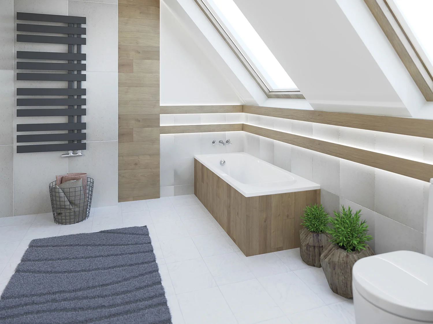 Badewanne Rechteck MEDIUM 160x75 mit Wannenträger | Ablauf & Füße GRATIS !