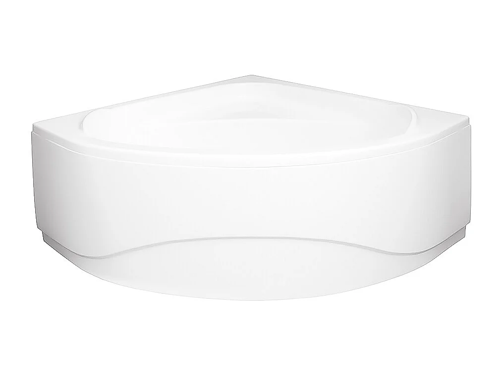 Hoekbad STANDARD 140x140 met acrylrand | Afvoer &amp; poten GRATIS!