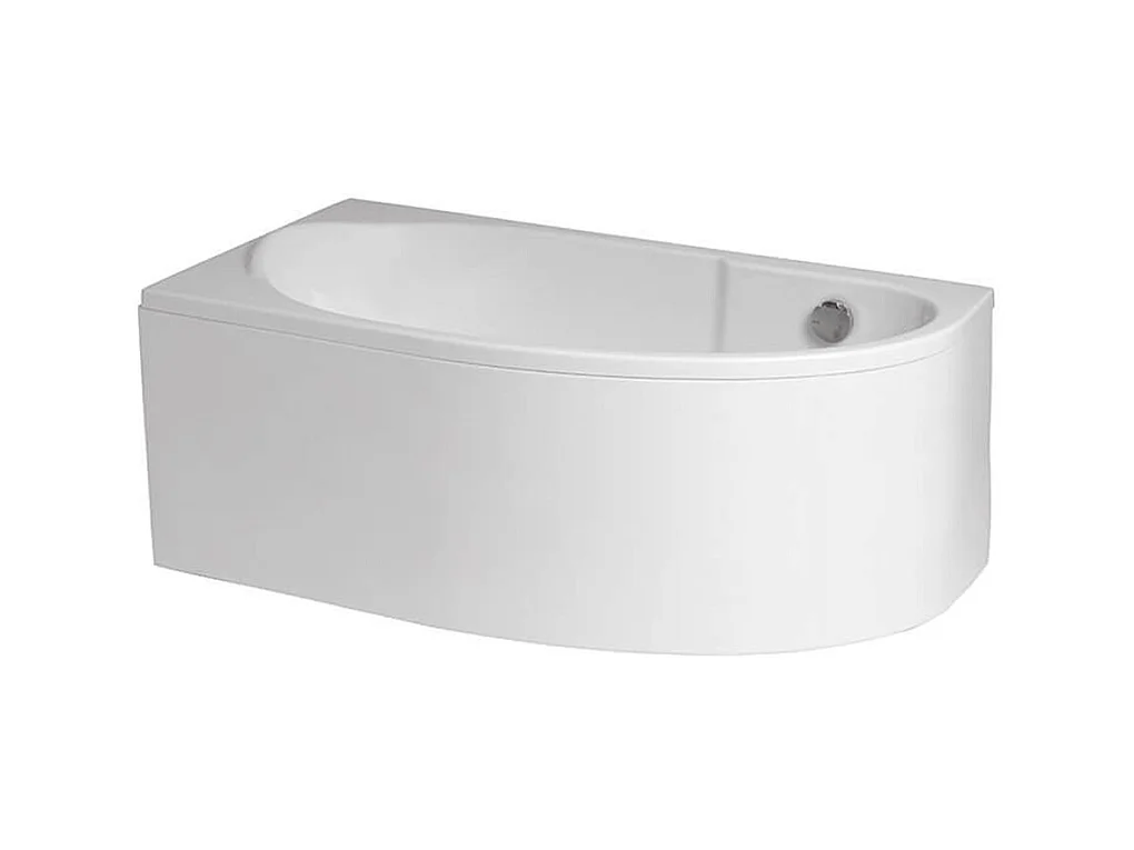 Badewanne Eckwanne MIKI 140x70 Links mit AcrylSchürze | Ablauf & Füße GRATIS !