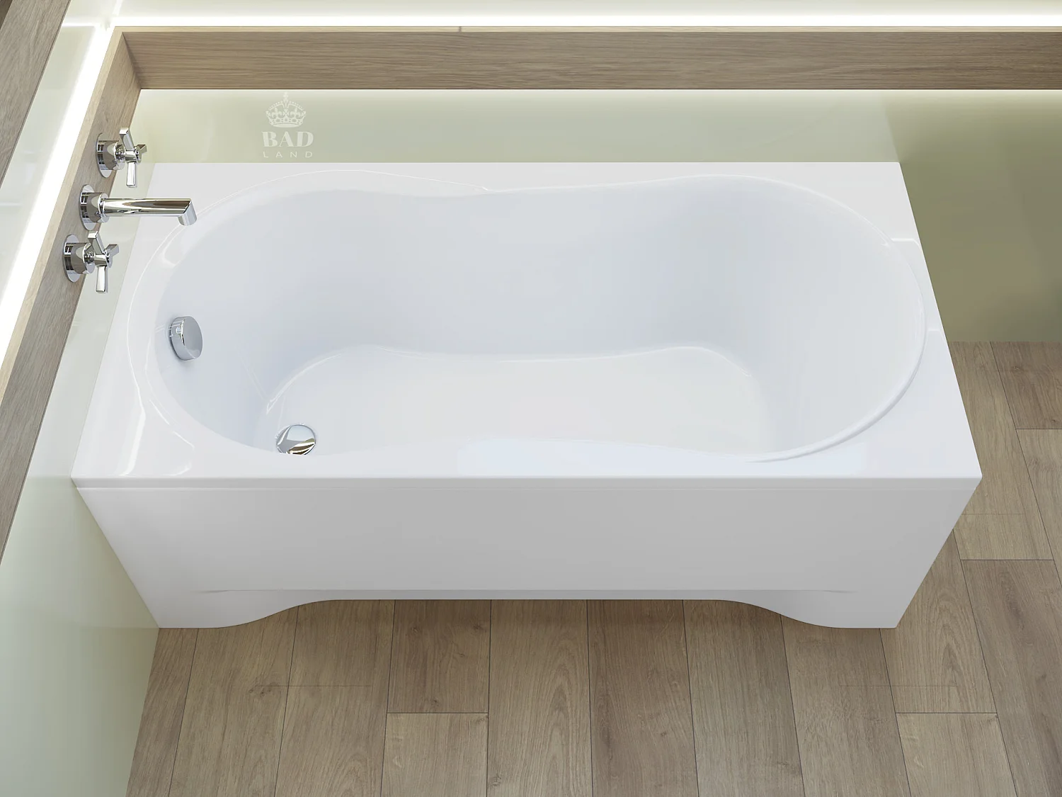 Badewanne Rechteck GRACJA 160x70 | Ablauf & Füße GRATIS !
