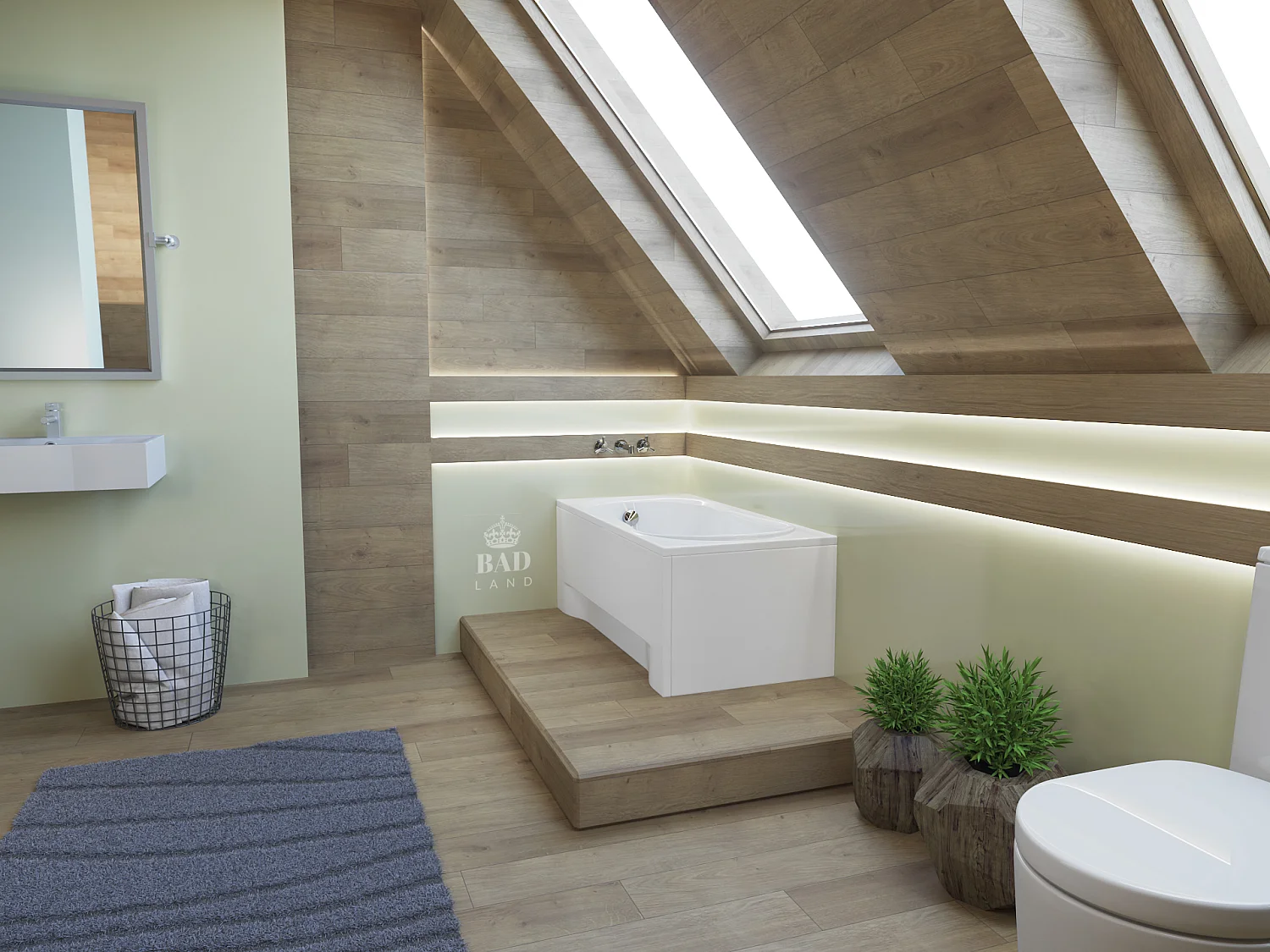 Badewanne Rechteck GRACJA 160x70 | Ablauf & Füße GRATIS !