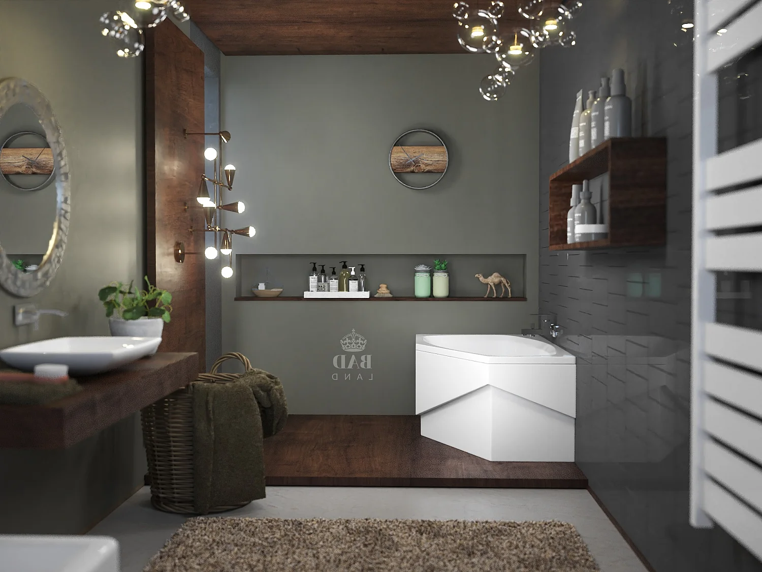 Badewanne Eckwanne MARIKA 140x80 Links mit AcrylSchürze | Ablauf & Füße GRATIS !