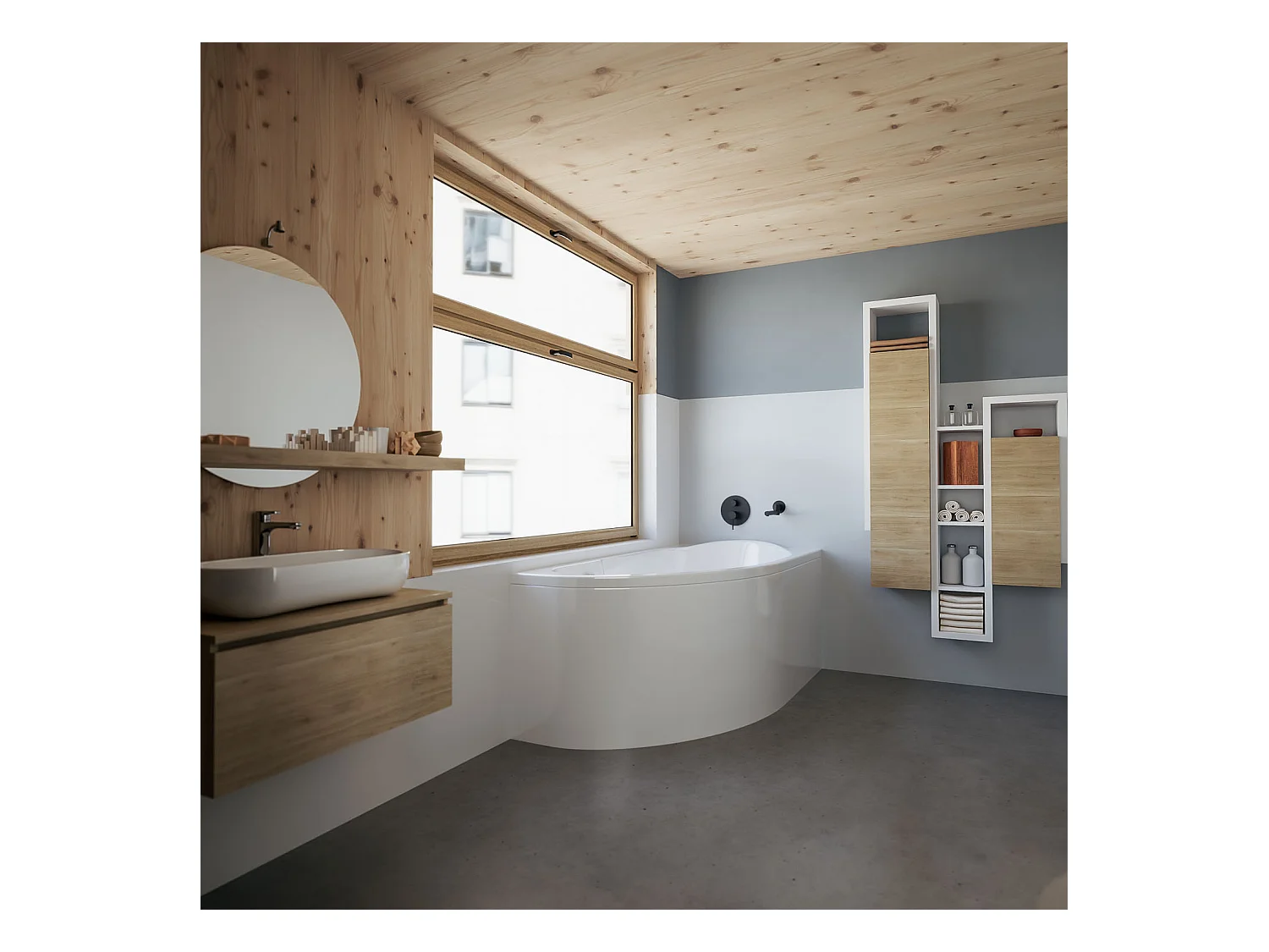 Badewanne Eckwanne MIKI 145x85 Links | Ablauf & Füße GRATIS !