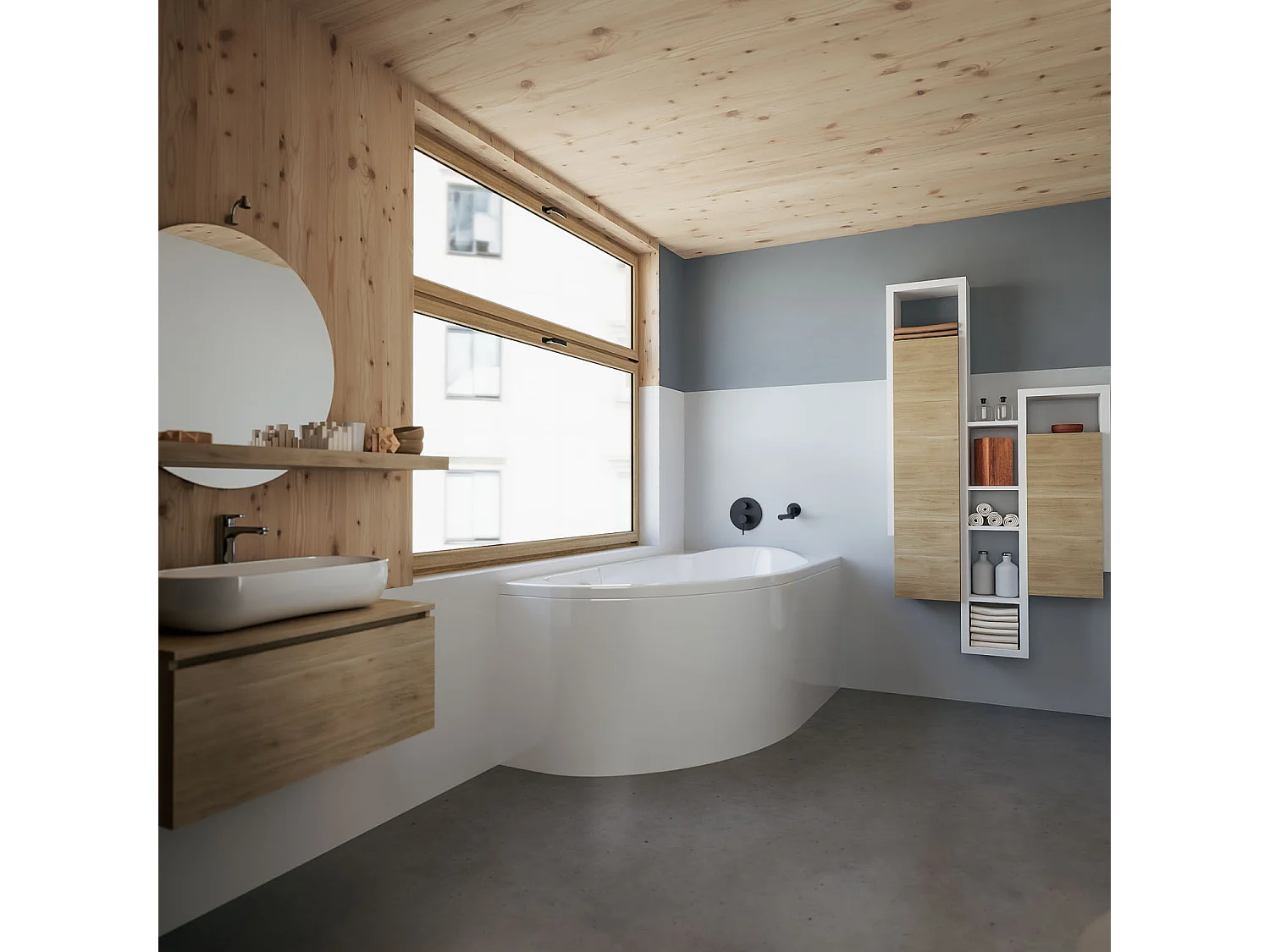 Badewanne Eckwanne MIKI 145x85 Links | Ablauf & Füße GRATIS !