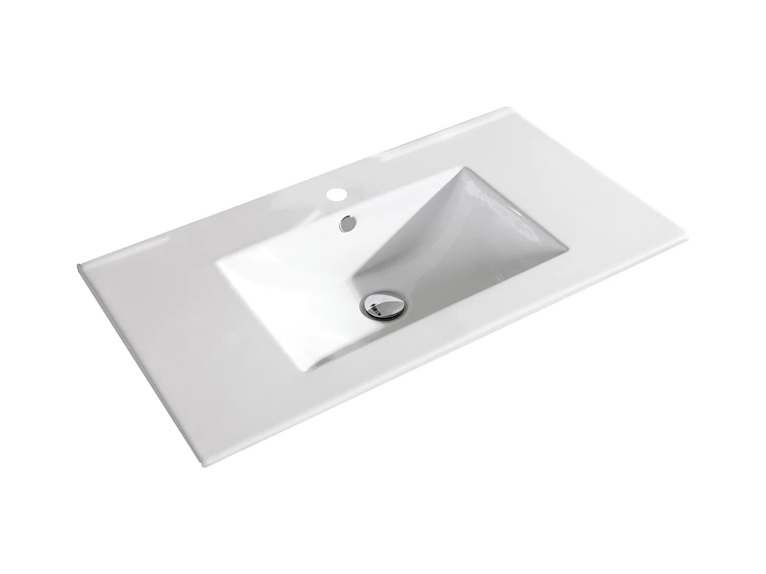 Meuble avec vasque 80 cm chêne californien gris Aquasun