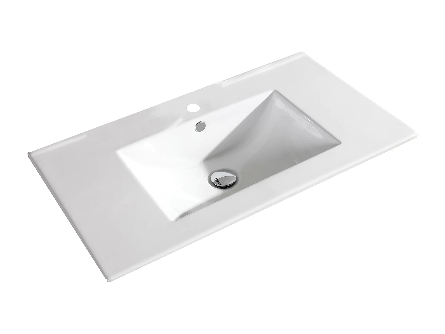 Meuble avec vasque 80 cm chêne californien gris Aquasun