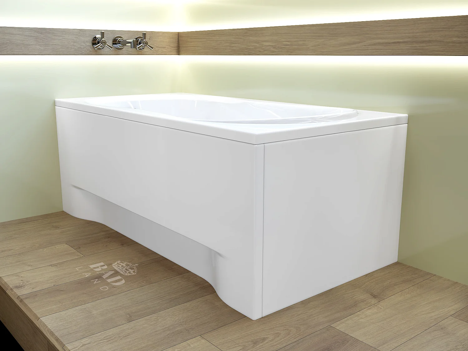 Badewanne Rechteck GRACJA 170x70 | Ablauf & Füße GRATIS !