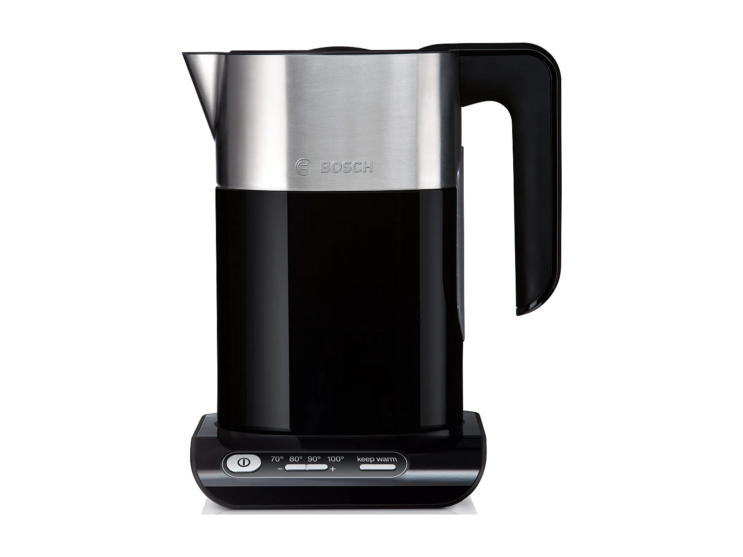 Wasserkocher – 1,5 l – 2400 W – Warmhalten – AntiKalk – Schwarz