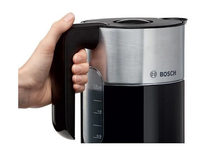 Wasserkocher – 1,5 l – 2400 W – Warmhalten – AntiKalk – Schwarz