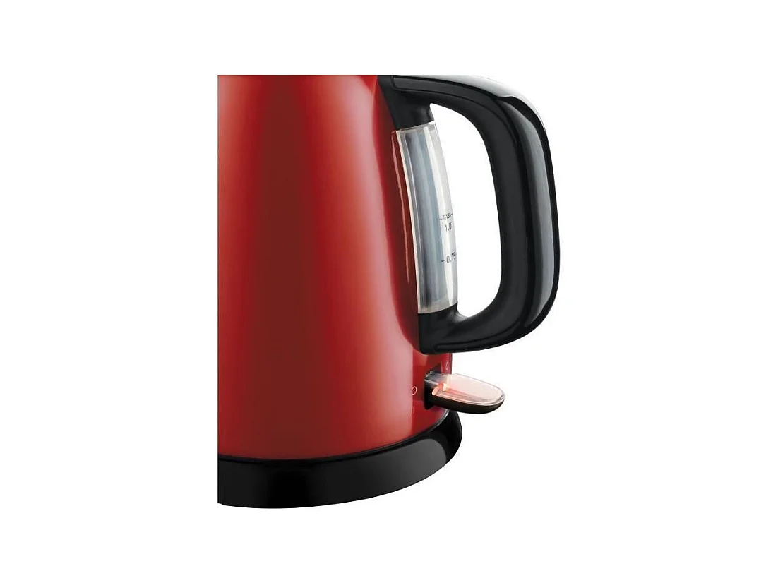 RUSSEL HOBBS 24992-70 Bouilloire Compacte Colours Plus Capacite 1 L Filtre Anti-Calcaire Amovible Lavable - Rouge