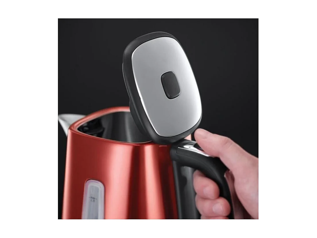 RUSSELL HOBBS 23210-70 - Bouilloire Luna 1,7L - Rouge Solaire