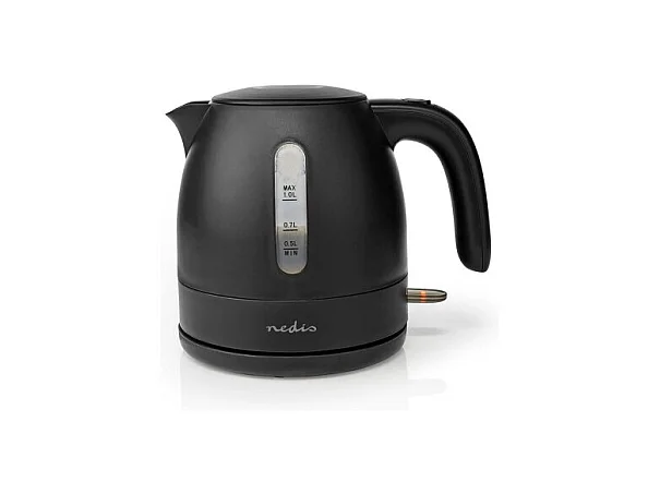 Bollitore elettrico Nedis 1L nero