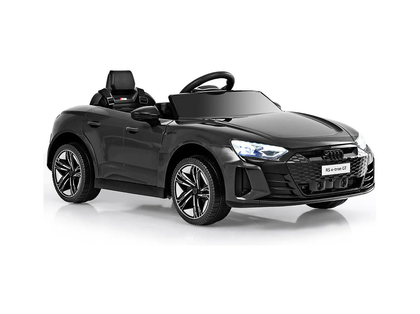 Voiture Electrique 12 V avec Télécommande 2,4G Véhicules Électriques Démarrage Progressif & Musique Charge 25kg pour Enfant de 37-95 Mois Noir