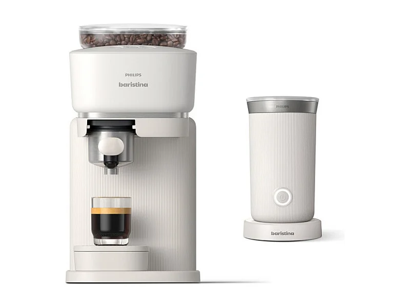 Expresso avec broyeur Philips BAR303 00 Baristina Latté Blanc