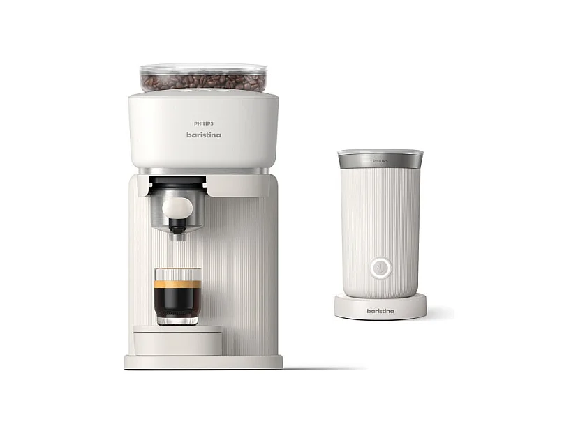 Expresso avec broyeur Philips BAR303 00 Baristina Latté Blanc