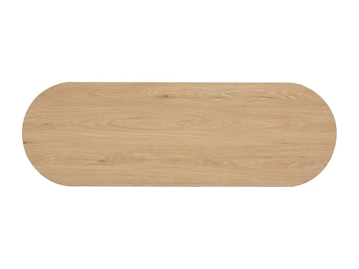 Buffet 2 Portes avec Effet Rainuré L120 cm - MALAGA