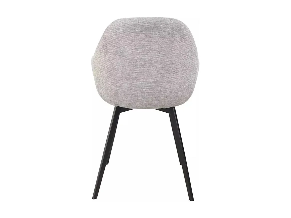 Stuhl Vinto/Stoffbezug&Metall/Grau