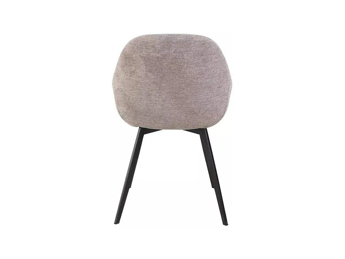 Sedia Vinto/rivestimento in tessuto metallo/Beige