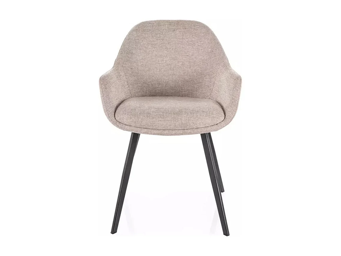 Stuhl Vinto/Stoffbezug&Metall/Beige