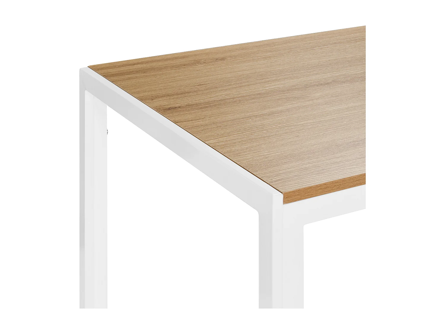 Table de repas MANN Marron/blanc 120 cm 80 cm