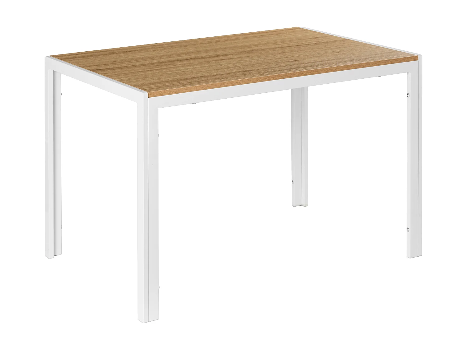Table de repas MANN Marron/blanc 120 cm 80 cm