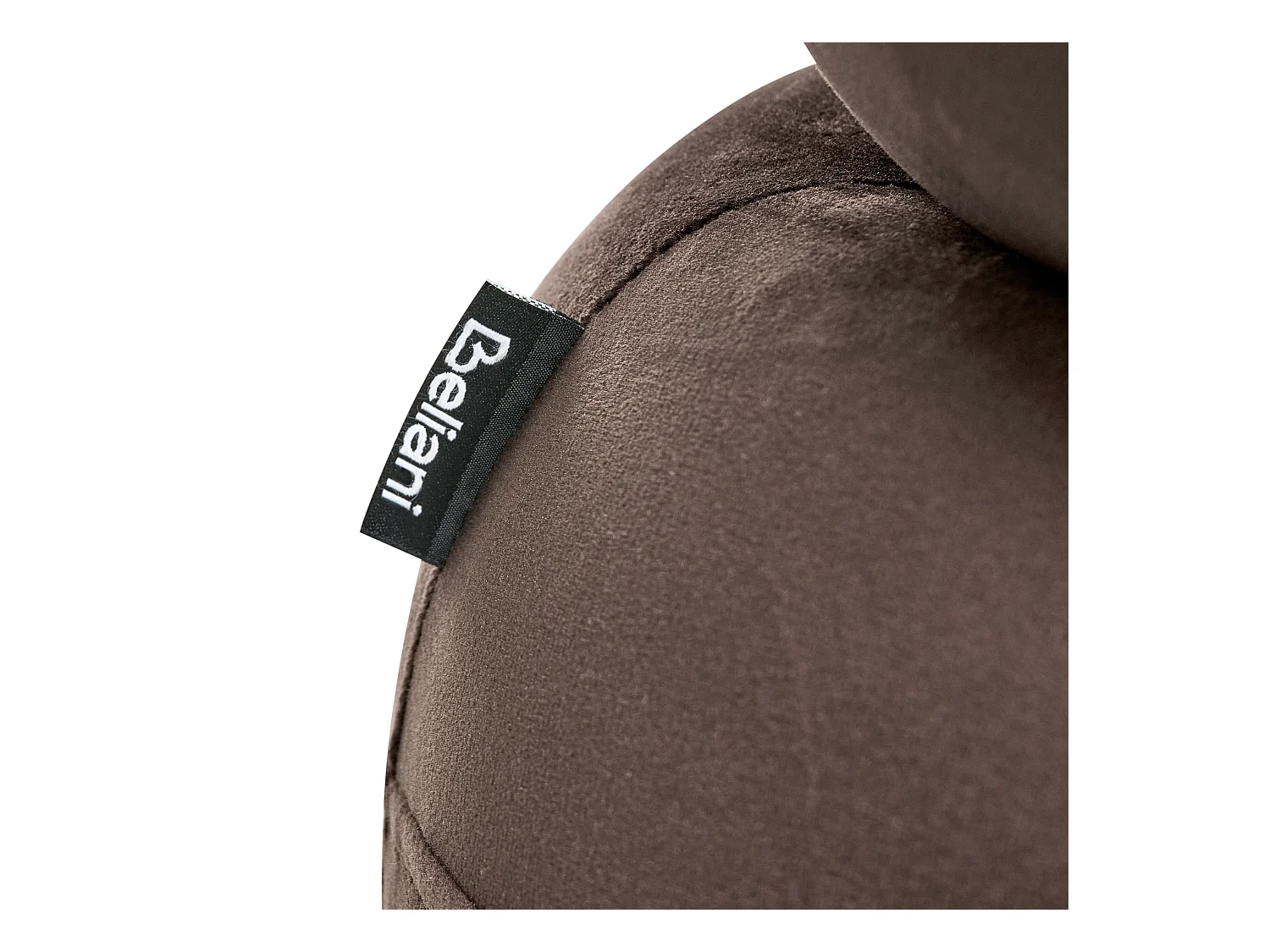 Canapé 2 places HELLE Velours Marron foncé