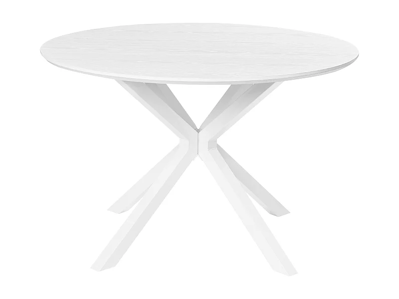 Table de repas FITZROY Blanc 120 cm 120 cm