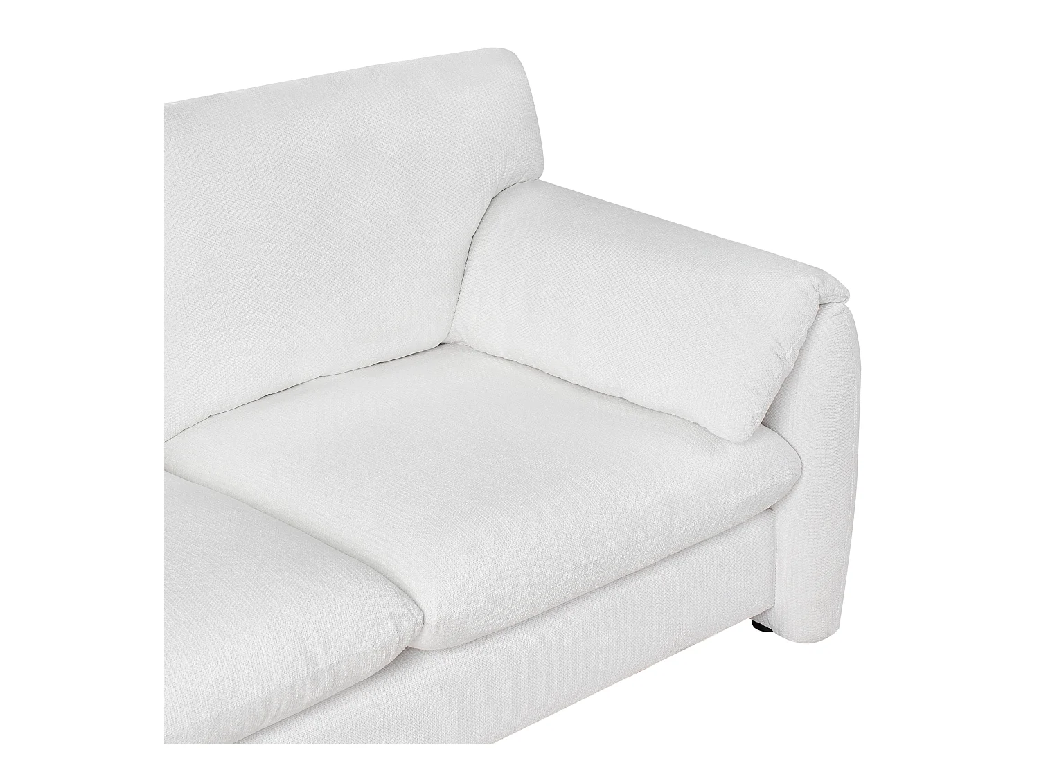 Canapé 2 places GETA Tissu Blanc cassé