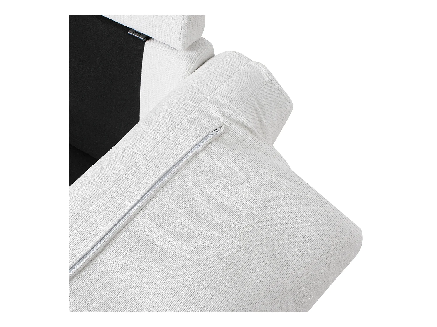 Canapé 2 places GETA Tissu Blanc cassé