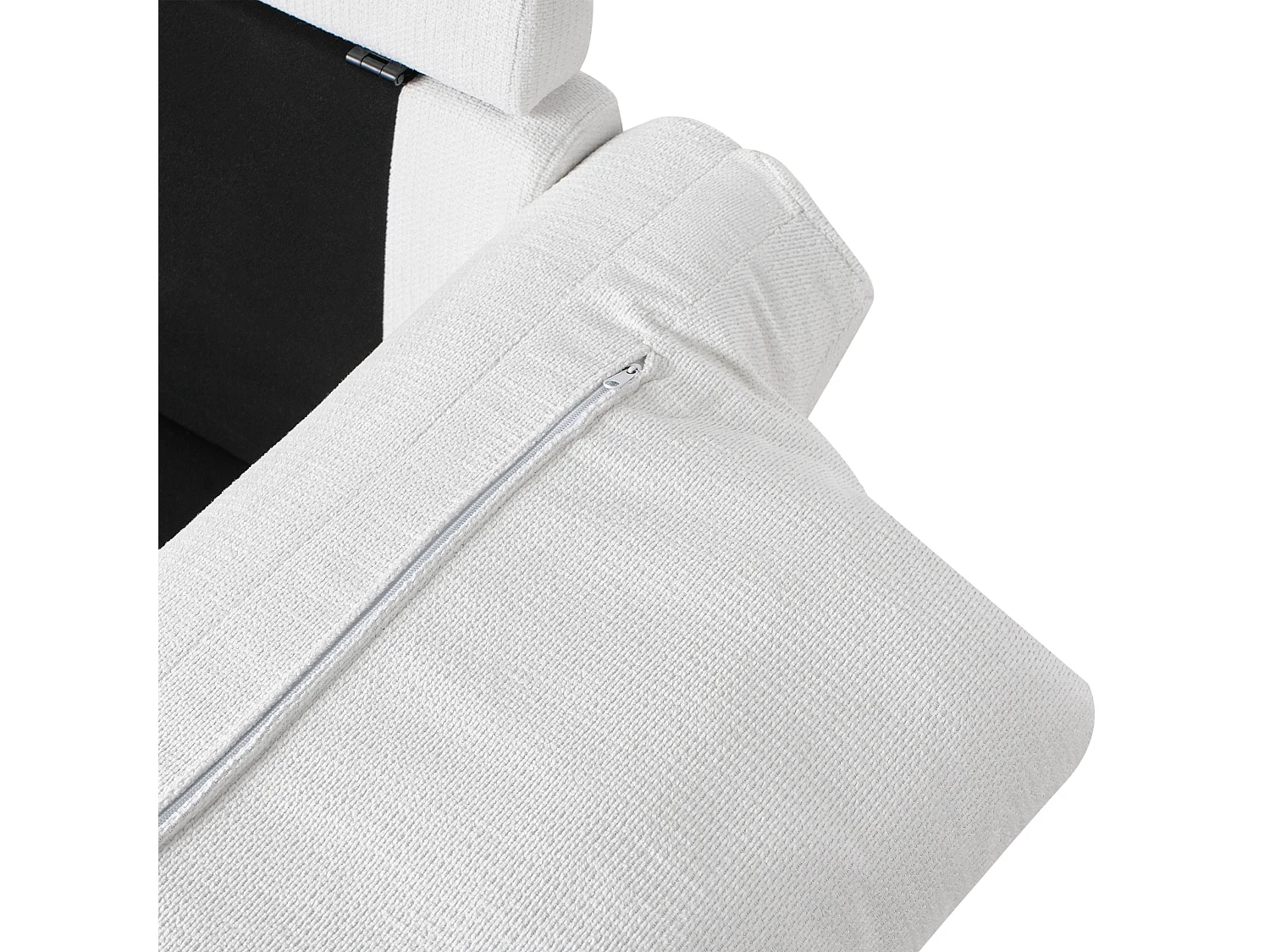 Canapé 2 places GETA Tissu Blanc cassé