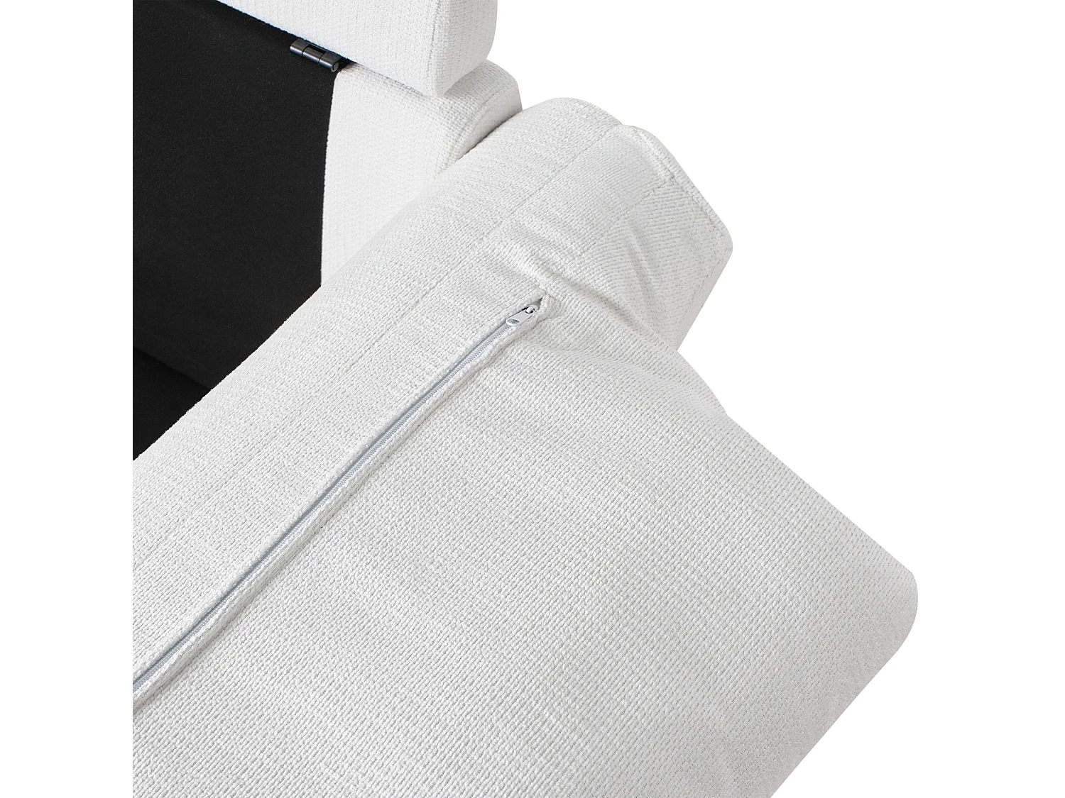 Canapé 2 places GETA Tissu Blanc cassé