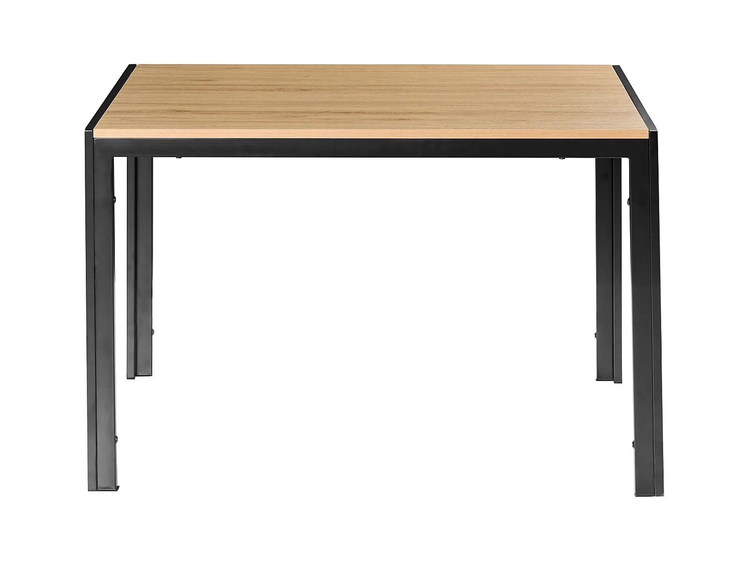 Table de repas MANN Marron/noir 120 cm 70 cm