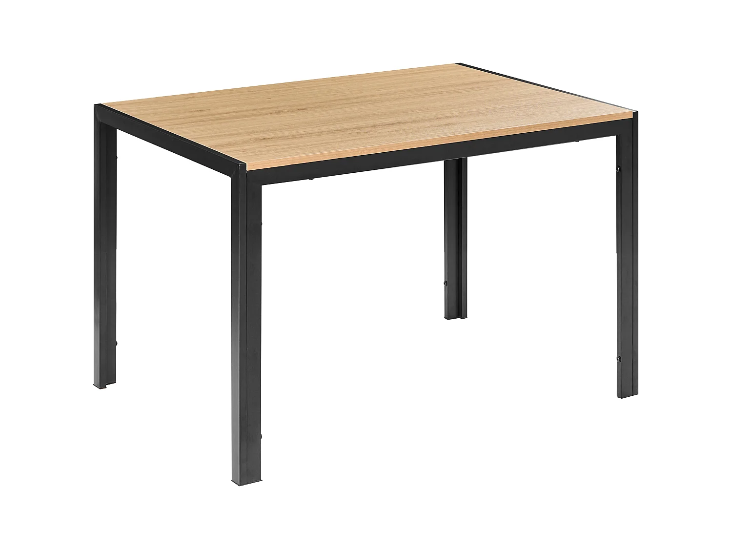 Table de repas MANN Marron/noir 120 cm 70 cm