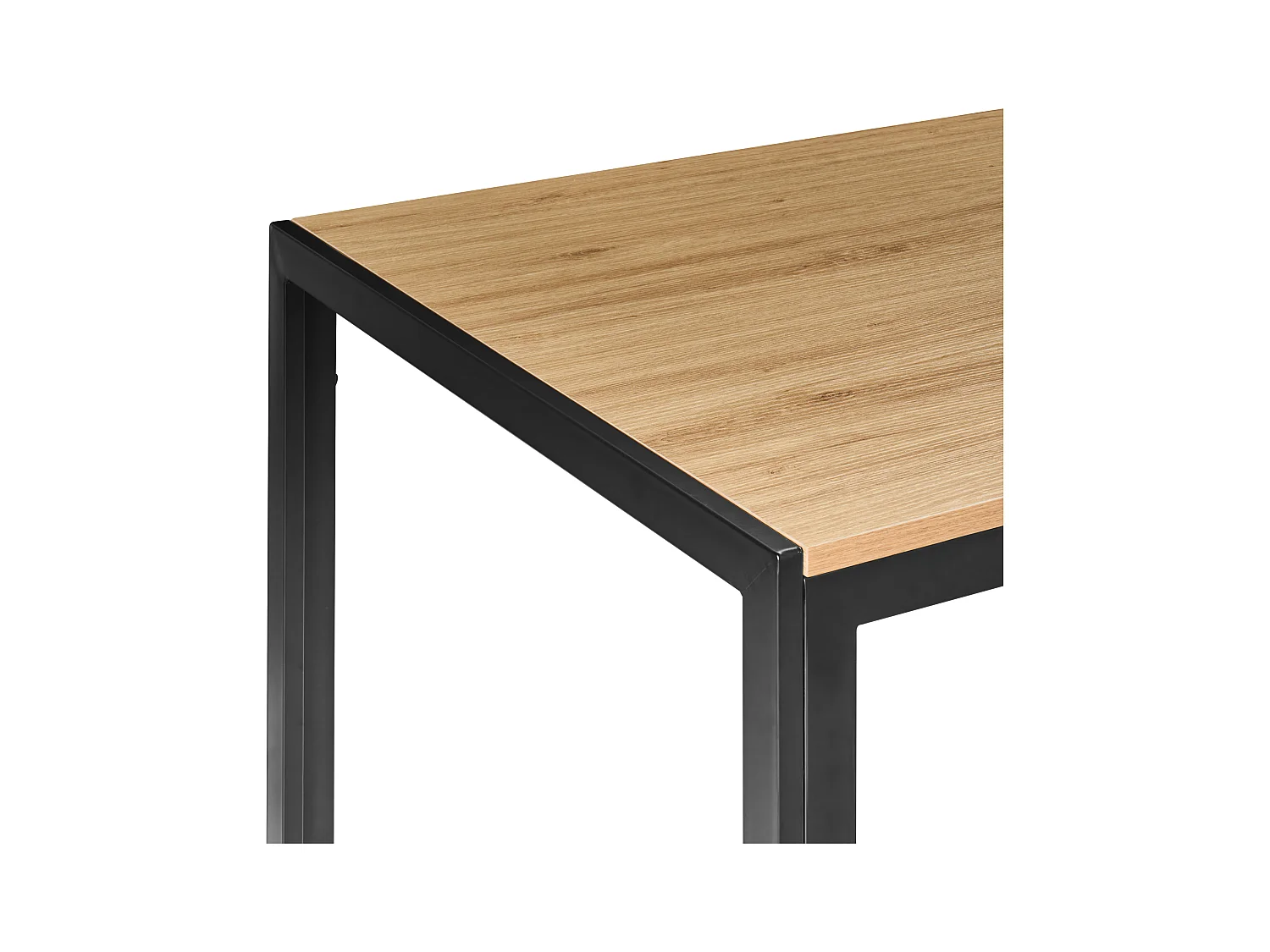 Table de repas MANN Marron/noir 120 cm 70 cm