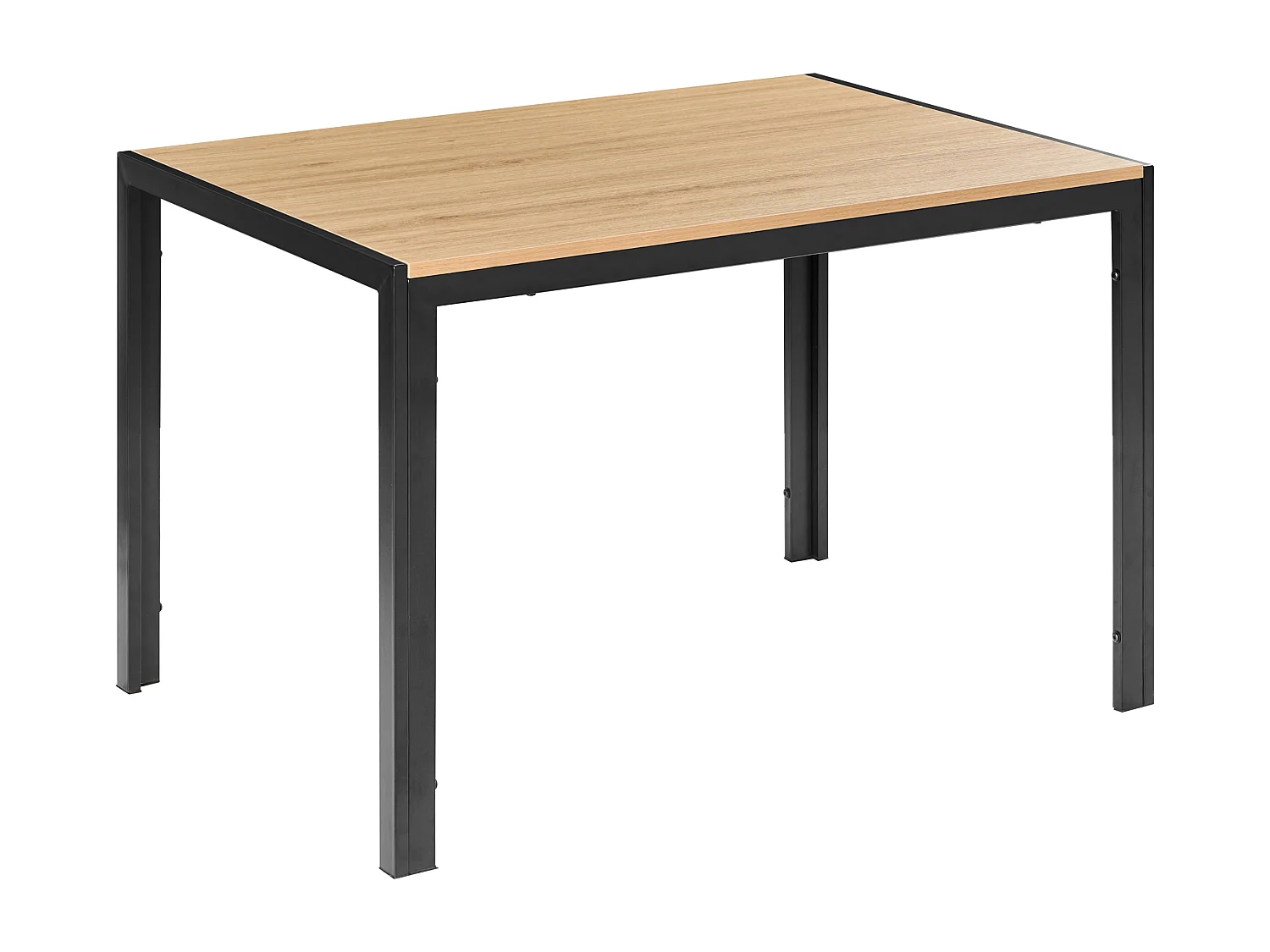 Table de repas MANN Marron/noir 120 cm 80 cm