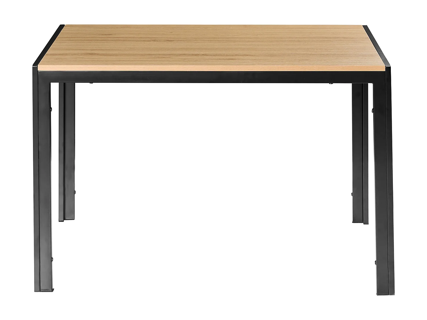 Table de repas MANN Marron/noir 120 cm 80 cm