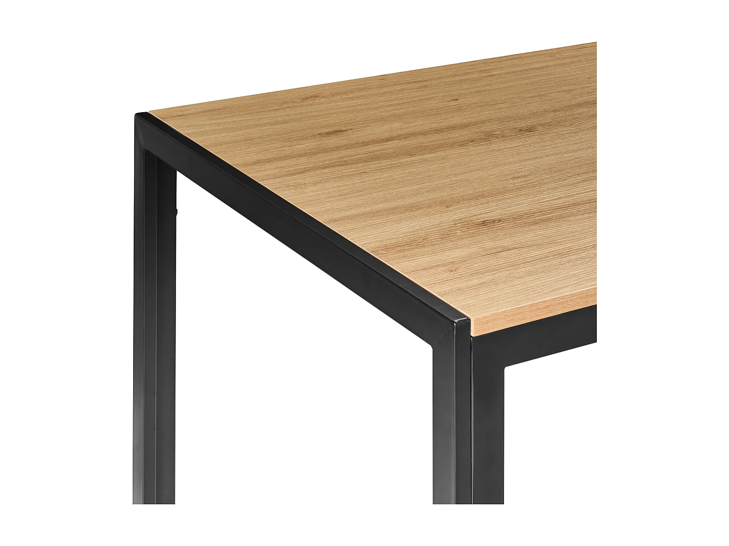 Table de repas MANN Marron/noir 120 cm 80 cm