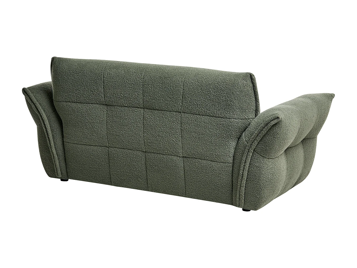 Canapé 2 places HALBA Bouclé Vert