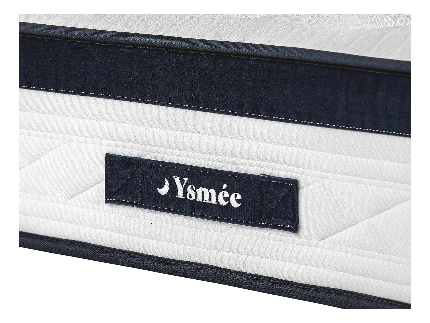 Ensemble 160 x 200 cm sommier coffre naturel clair + matelas ressorts ensachés 5 zones coutil rafraichissant ép.28cm - KOROVOU de YSMÉE