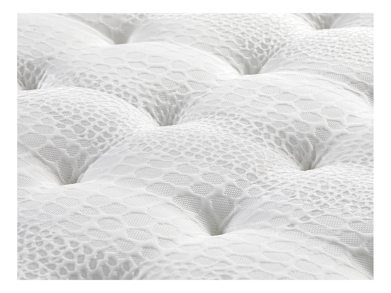 Ensemble 160 x 200 cm sommier coffre blanc + matelas ressorts ensachés 5 zones coutil rafraichissant ép.28cm - KOROVOU de YSMÉE