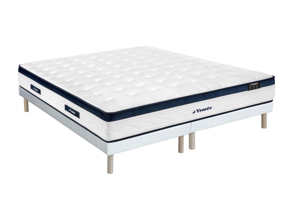 Set 180 x 200 cm - Boxspringuntergestell - Taschenfederkernmatratze 5 Zonen günstig online kaufen