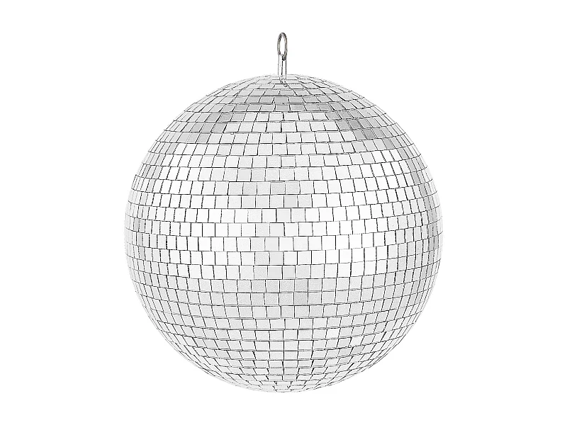 Boule Disco Miroir SucceBuy de 30 cm avec Anneau de Suspension pour Fêtes, Décoration Idéale pour DJ Club, Mariages, Anniversaires, Noël