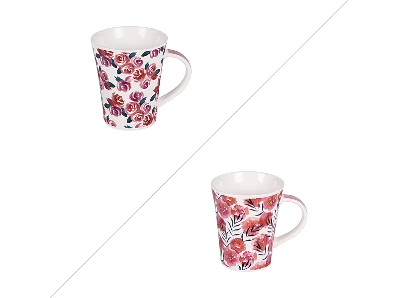 Coffret de 2 mugs Rosalia 39 cl